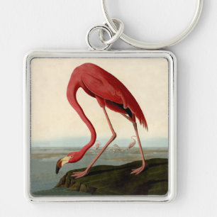 Audubon American Flamingo Keychain