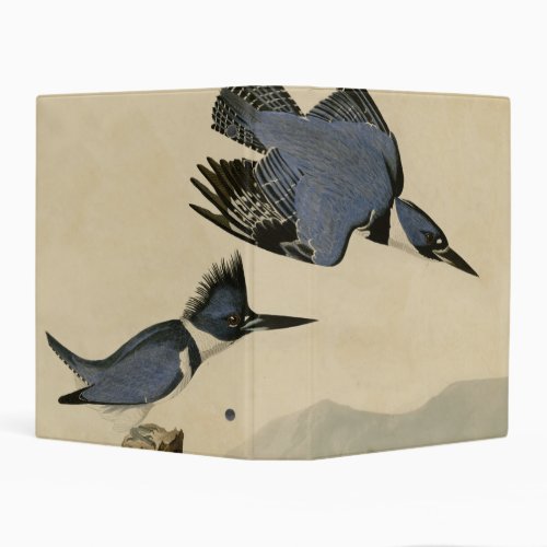 Audubon Belted Kingfisher Wildlife Bird Mini Binder