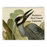 Audubon Bird Heads Calendar