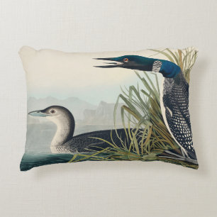 Audubon Bird Loon Diver Classic Accent Pillow