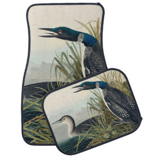 Audubon Bird Loon Diver Classic Car Floor Mat