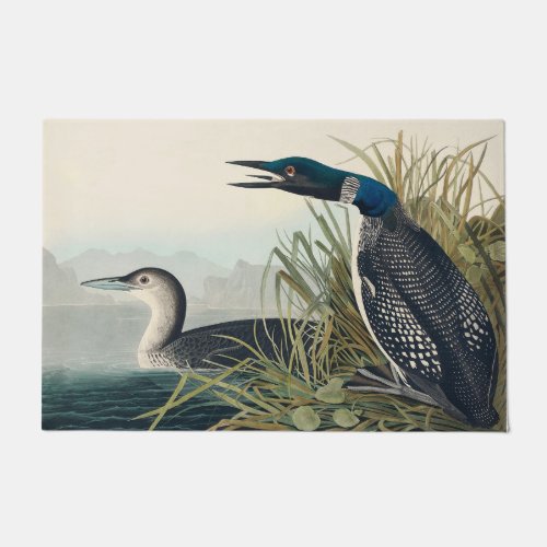 Audubon Bird Loon Diver Classic Doormat