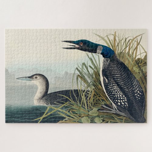 Audubon Bird Loon Diver Classic Jigsaw Puzzle