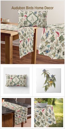 Audubon Birds Home Decor