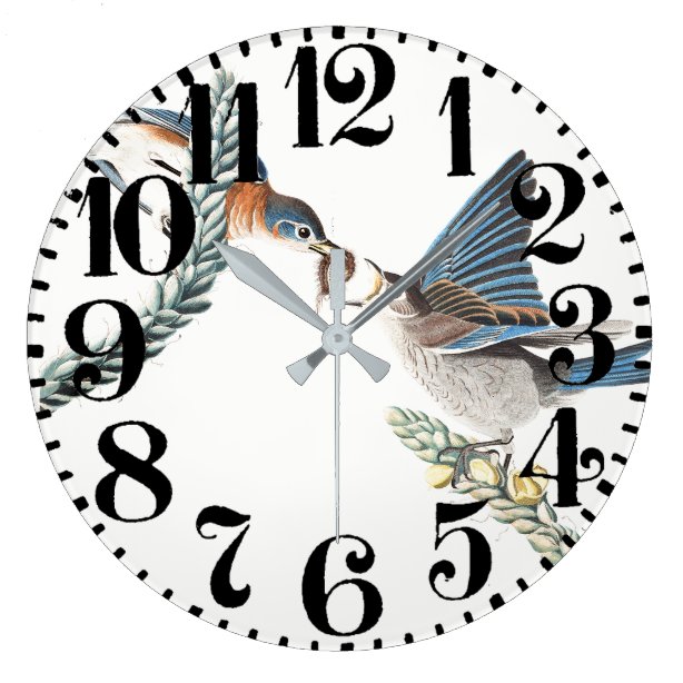 Birds Wall Clocks | Zazzle