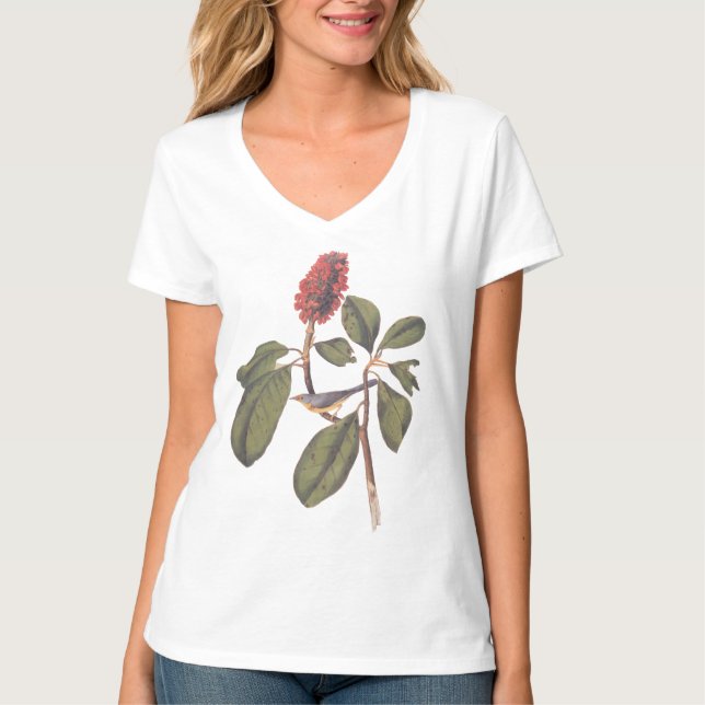 Audubon Bonaparte Flycatcher Bird T-Shirt (Front)