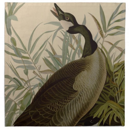 Audubon Canada Goose Wildlife Bird Cloth Napkin