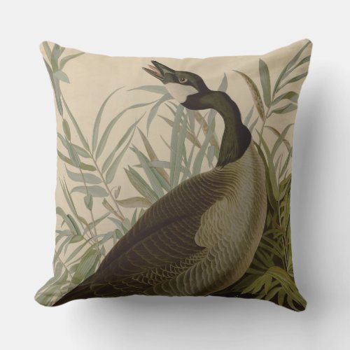 Audubon Canada Goose Wildlife Bird Outdoor Pillow