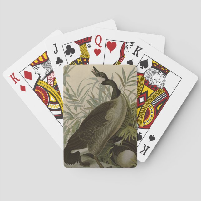 Audubon Canada Goose Wildlife Bird Poker Cards (Back)