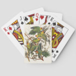 Audubon Carolina Parrot Bird illustration Poker Cards