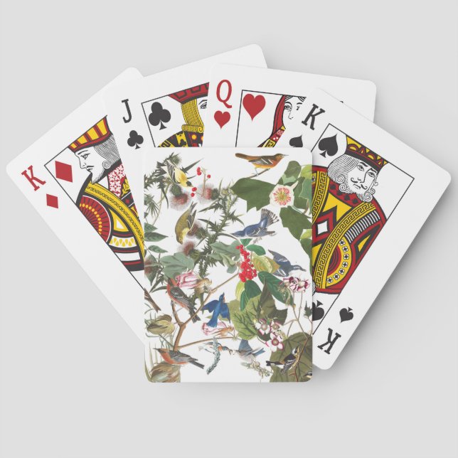Audubon Collage of Birds Wildlife Playing Cards (Back)