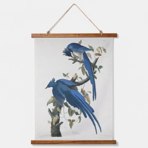 Audubon Columbia Jay Black Throated Magpie Jay Hanging Tapestry