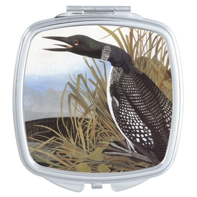 Audubon: Common Loon Makeup Mirror (Front)