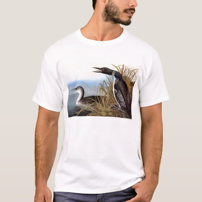 Audubon: Common Loon T-Shirt (Front)