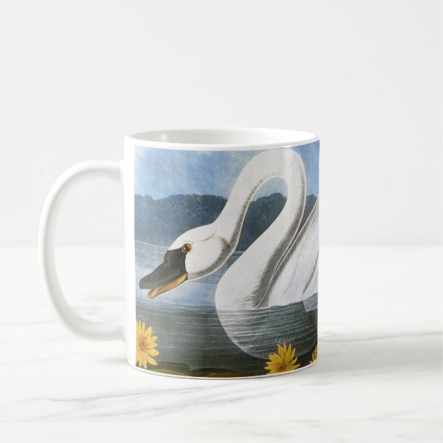 Audubon: Common Swan Coffee Mug (Left)
