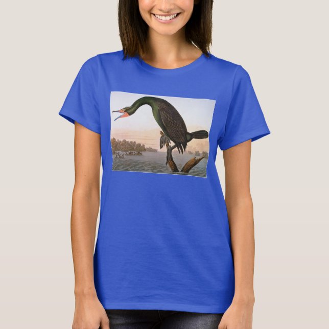 Audubon: Double Crested Cormorant T-Shirt (Front)