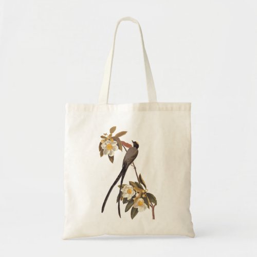 Audubon Fork_Tailed Flycatcher Bird Vintage Art Tote Bag