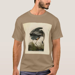 Audubon Great Blue Heron Marsh Bird T-Shirt