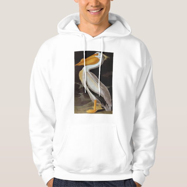 Audubon: Great White Pelican Hoodie (Front)