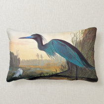 Audubon: Little Blue Heron Lumbar Pillow Audubon: Little Blue Heron Lumbar Pillow