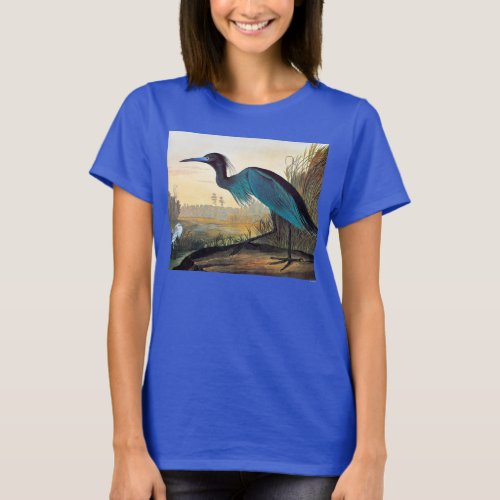 Audubon Little Blue Heron T_Shirt