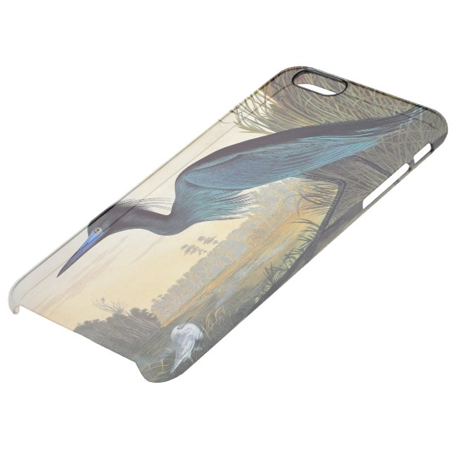 Audubon: Little Blue Heron Uncommon iPhone Case (Bottom)