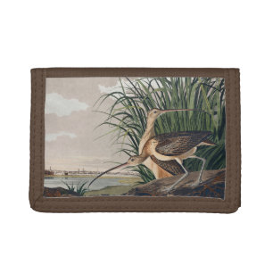 Audubon Long-Billed Curlew Bird Trifold Wallet