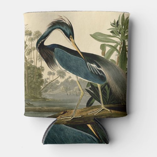 Audubon Louisiana Heron Birds America Art Can Cooler