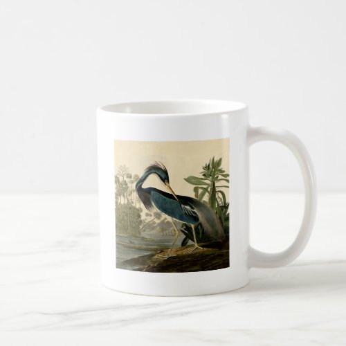 Audubon Louisiana Heron Birds America Art Coffee Mug