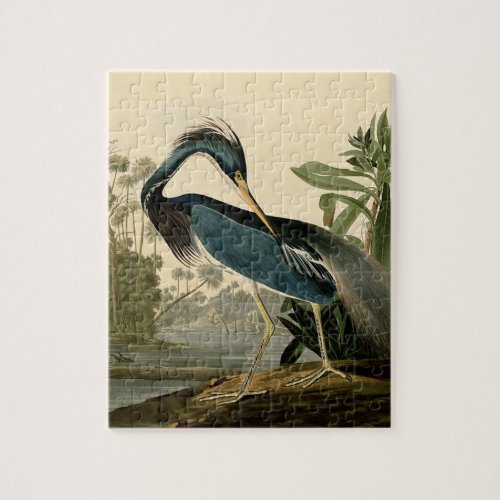 Audubon Louisiana Heron Birds America Art Jigsaw Puzzle