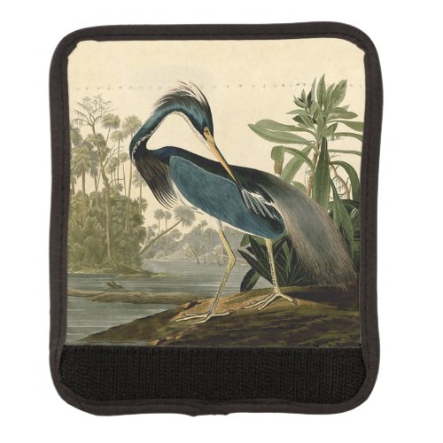Audubon Louisiana Heron Birds America Art Luggage Handle Wrap