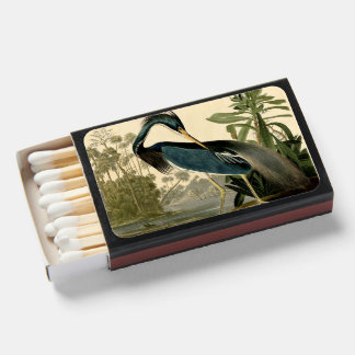 Audubon Louisiana Heron Birds America Art Matchboxes