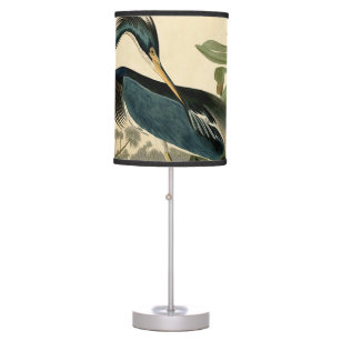 Audubon Louisiana Heron Birds America Art Table Lamp