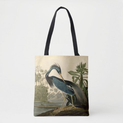 Audubon Louisiana Heron Birds America Art Tote Bag