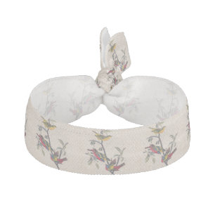 Audubon Painted Bunting Bird Wildlife Ribbon Hair Tie