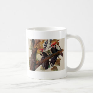 Audubon Pileated Woodpecker Bird Painting Coffee Mug
