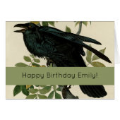 Audubon Raven Bird Classic Artwork (Front Horizontal)