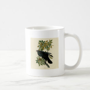 Audubon Raven Bird Classic Artwork Coffee Mug