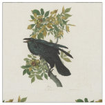 Audubon Raven Bird Classic Artwork Fabric