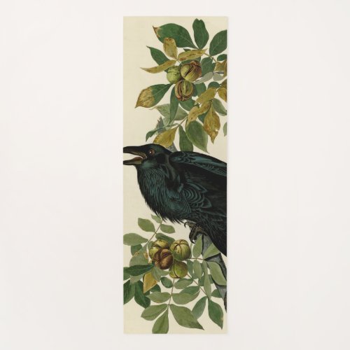 Audubon Raven Bird Classic Artwork Yoga Mat