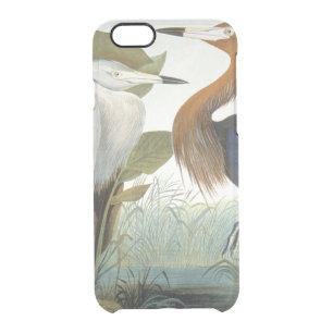 Audubon: Reddish Egret Or Purple Heron Clear iPhone 6/6S Case