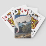 Audubon’s Whooping Crane Watercolor Illustration Poker Cards