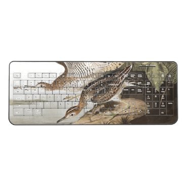 Audubon Sandpiper Birds Wildlife Wireless Keyboard Audubon Sandpiper Birds Wildlife Wireless Keyboard