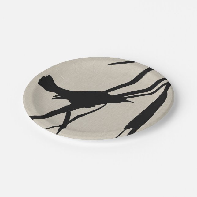 Audubon Silhouette II Paper Plates (Angled)