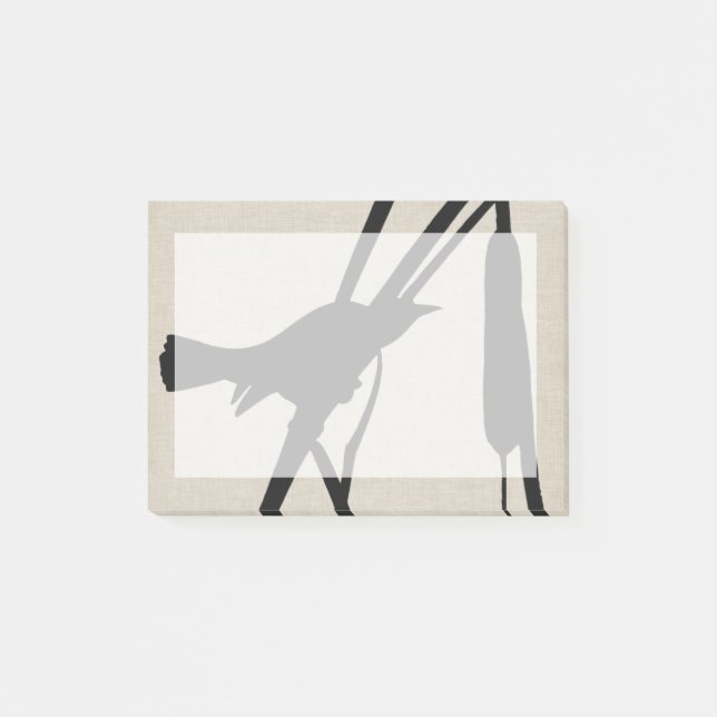 Audubon Silhouette II Post-it Notes (Front)