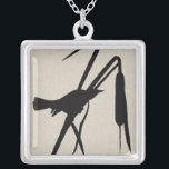 Audubon Silhouette II Silver Plated Necklace<br><div class="desc">Animals</div>