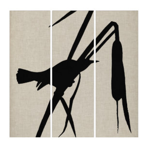 Audubon Silhouette II Triptych