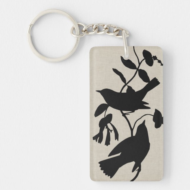 Audubon Silhouette IV Keychain (Front)