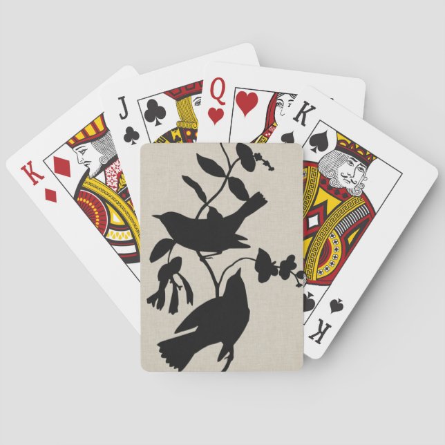Audubon Silhouette IV Poker Cards (Back)
