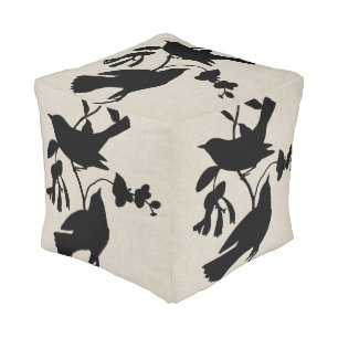 Audubon Silhouette IV Pouf